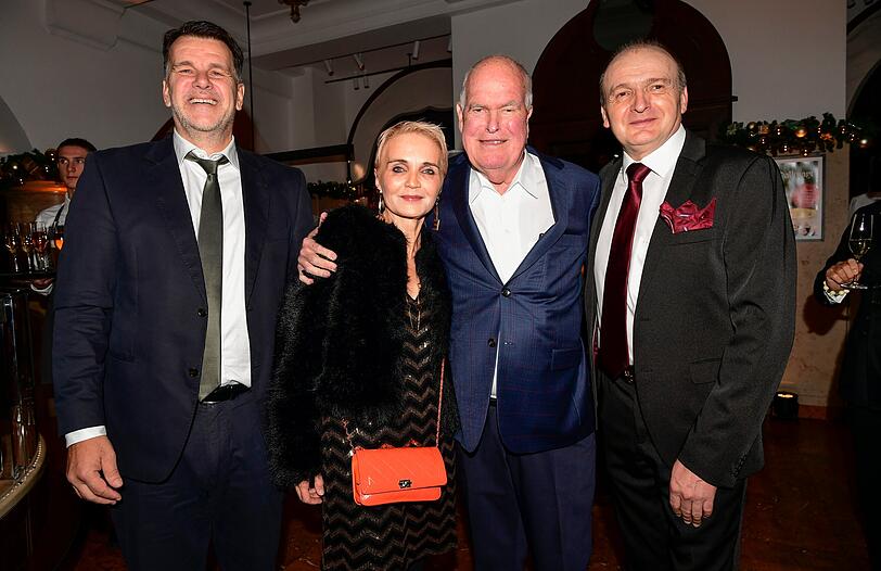 Michael Ruthrof, Claudia Gugger-Bessinger, Wolfgang Wille und Günther Bessinger