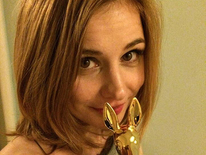 Josefine Preuß ist stolz auf ihren Bambi
