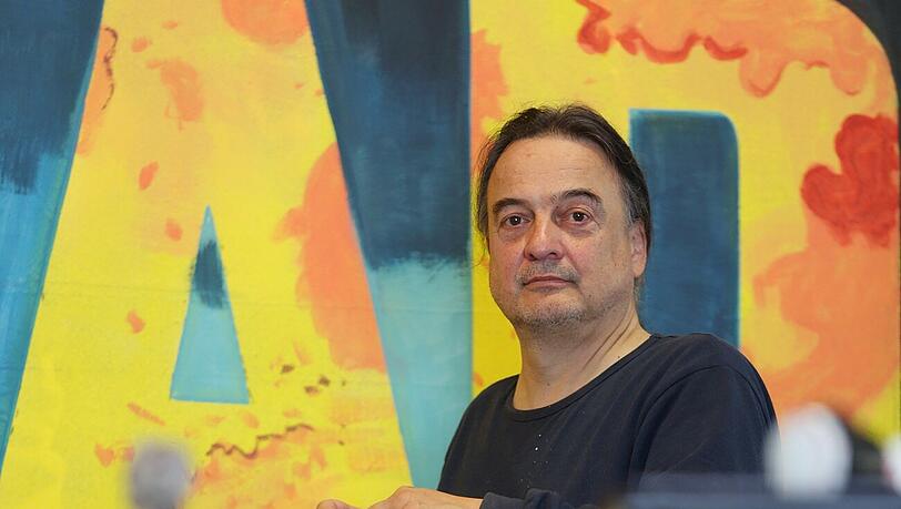René Birkner in seinem Atelier in Ismaning. Foto: Sigi Müller René Birkner in seinem Atelier in Ismaning. Foto: Sigi Müller