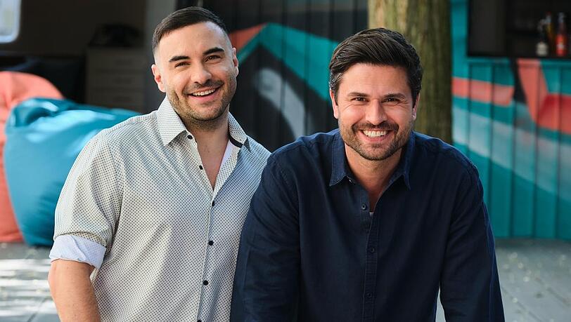 Lars Steinhöfel (l.) und Miloš Vuković stehen seit 2005 bzw. 2000 vor der "Unter uns"-Kamera.