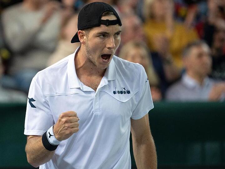 Struff hat die deutschen Tennis-Herren im Davis-Cup-Qualispiel gegen Weißrussland zunächst in Führung gebracht.