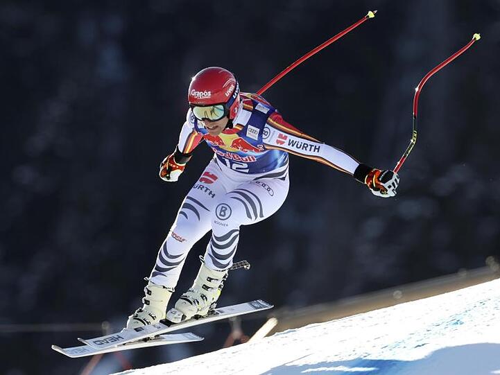 Titelverteidiger beim Super-G. in Kitzbühel: Josef Ferstl.