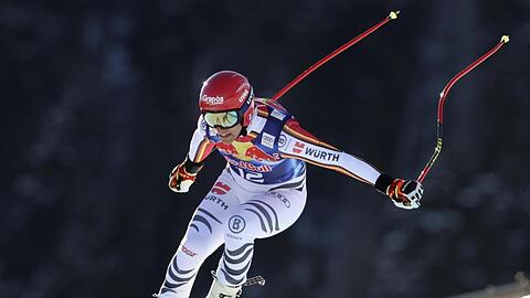 Titelverteidiger beim Super-G. in Kitzbühel: Josef Ferstl.