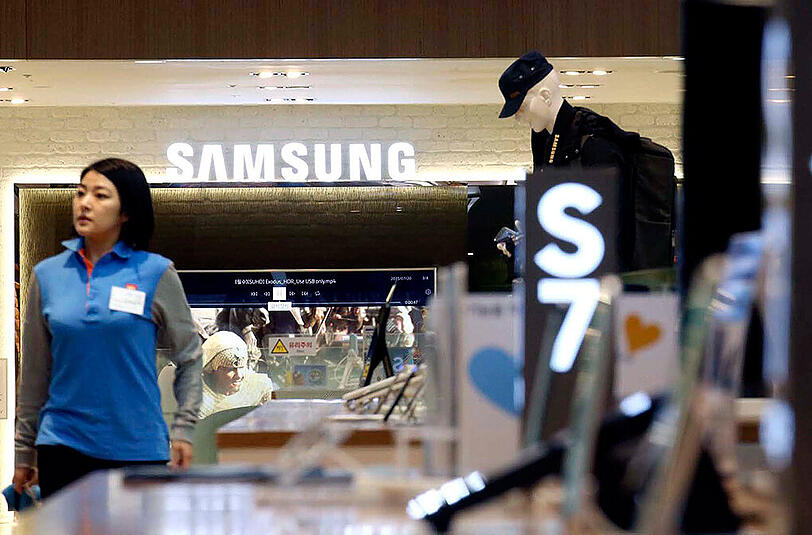 Für das zweite Quartal erwartet Samsung eine stagnierende Nachfrage für Smartphones. Foto: Yonhap