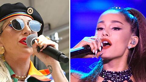 Lady Gaga und Ariana Grande haben gemeinsame Sache gemacht.