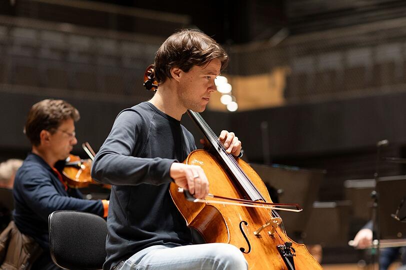 Der Cellist Sebastian Klinger.