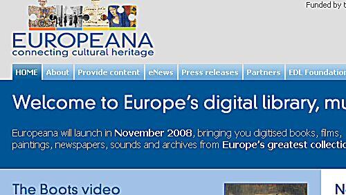 Startseite von Europeana.eu Startseite von Europeana.eu