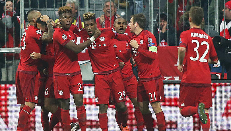 Dann wurde doch noch alles gut: Die Bayern-Profis beim Torjubel gegen Juventus Turin. Dann wurde doch noch alles gut: Die Bayern-Profis beim Torjubel gegen Juventus Turin.
