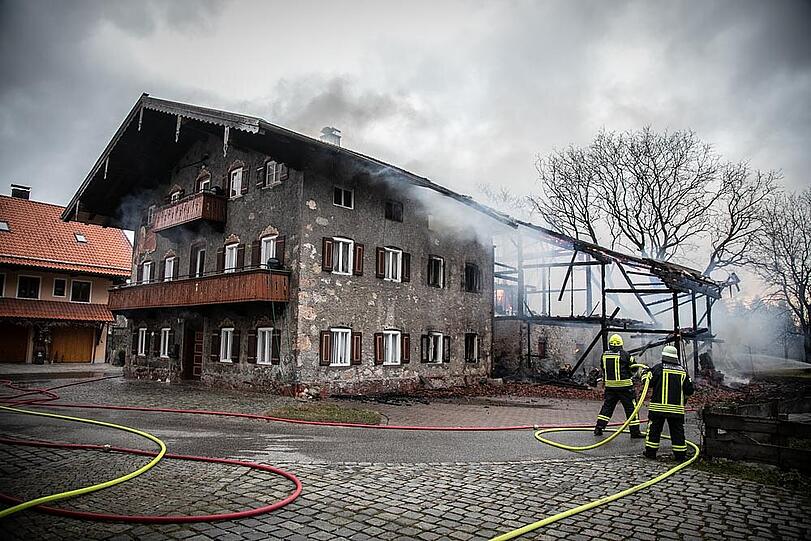 Das historische Bauernhaus konnte leider nicht gerettet werden.