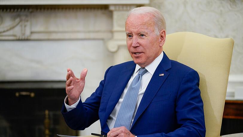 US-Präsident Joe Biden im Weißen Haus.