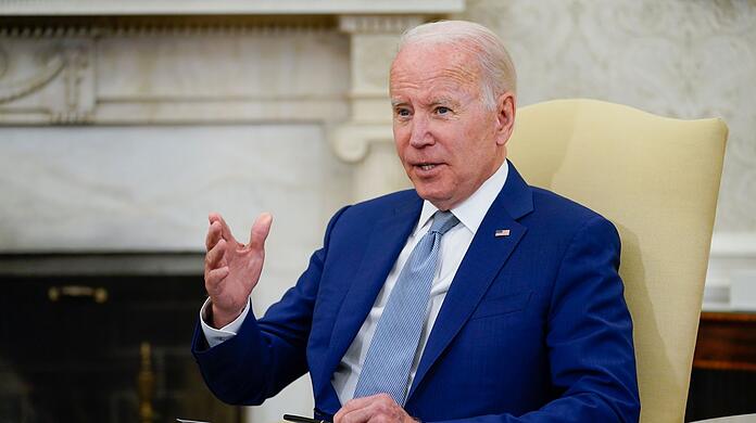 US-Präsident Joe Biden im Weißen Haus.
