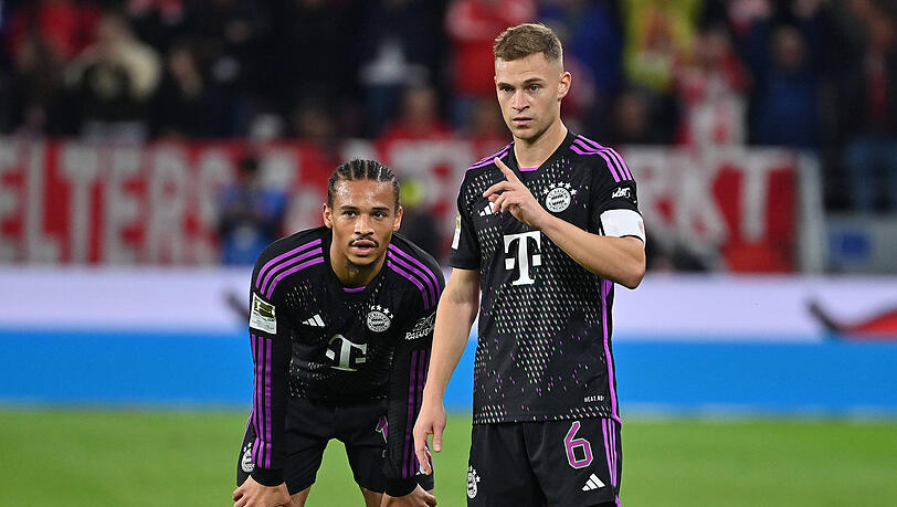 Souveräner Sieg trotz langer Reise: In Mainz gewann der FC Bayern, um die Nationalspieler Leroy Sané (l.) und Joshua Kimmich (r.) souverän 3:1. Souveräner Sieg trotz langer Reise: In Mainz gewann der FC Bayern, um die Nationalspieler Leroy Sané (l.) und Joshua Kimmich (r.) souverän 3:1.