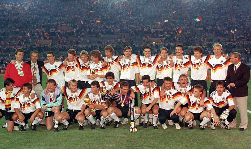 Die Geburt eines Mythos: Die Weltmeister von 1990 stehen exemplarisch für den international gefürchteten Ruf der deutschen Nationalelf als Turniermannschaft.