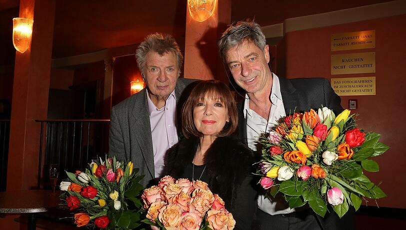 Werner Schneyder, Heidelinde Weis und Rolf Berg nach der Premiere Werner Schneyder, Heidelinde Weis und Rolf Berg nach der Premiere