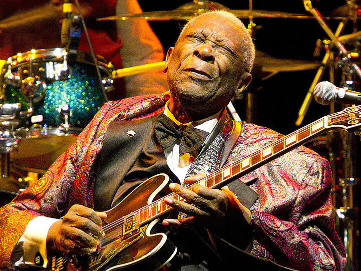 B.B. King hieß mit bürgerlichem Namen Riley B. King