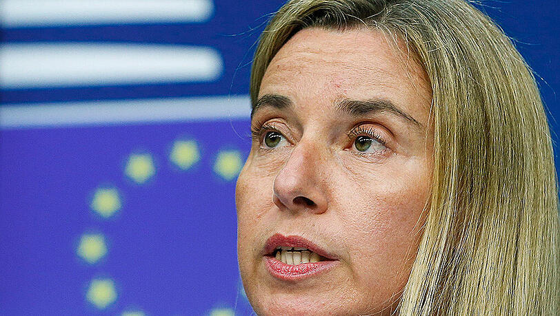 Die EU-Außenbeauftragte Federica Mogherini. Die EU-Außenbeauftragte Federica Mogherini.