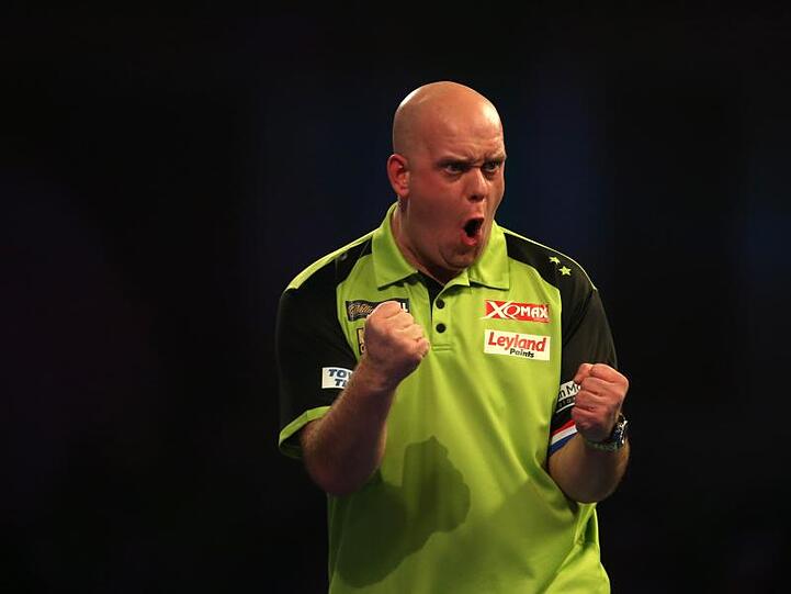 Titelverteidiger und Topfavorit bei der Darts-WM in London: Michael van Gerwen.
