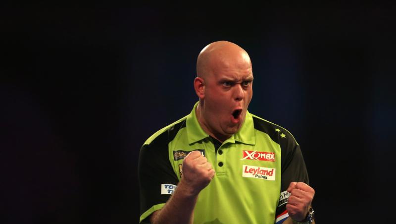 Titelverteidiger und Topfavorit bei der Darts-WM in London: Michael van Gerwen. Titelverteidiger und Topfavorit bei der Darts-WM in London: Michael van Gerwen.
