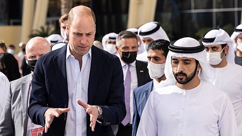 Prinz William vertritt sein Land auf der Expo und reist dafür das erste Mal in die Vereinigten Arabischen Emirate.