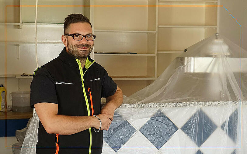 Er ist der neue Wirt im Löwenstüberl: Benedikt Lankes.