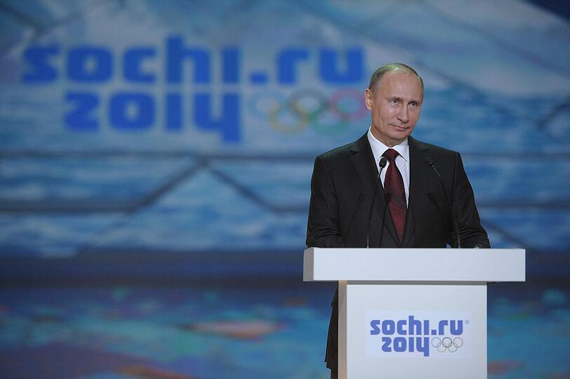 Er hat die Spiele nach Russland geholt: Präsident Wladimir Putin.