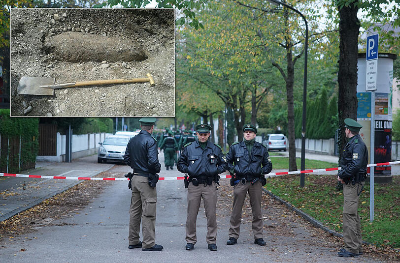 Bombe in Schwabing gefunden! Bilder vom Polizei-Einsatz!