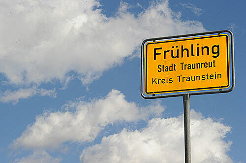 Der Frühling ist doch längst da: Im Landkreis Traunstein bleibt er sogar das ganze Jahr.