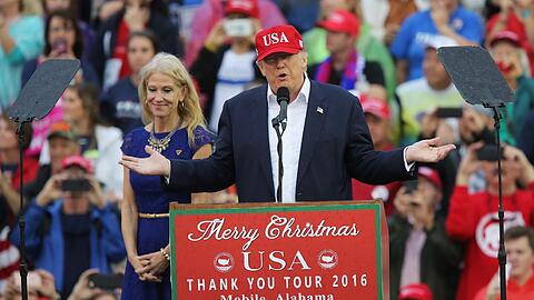 "President-elect": Donald Trump.
