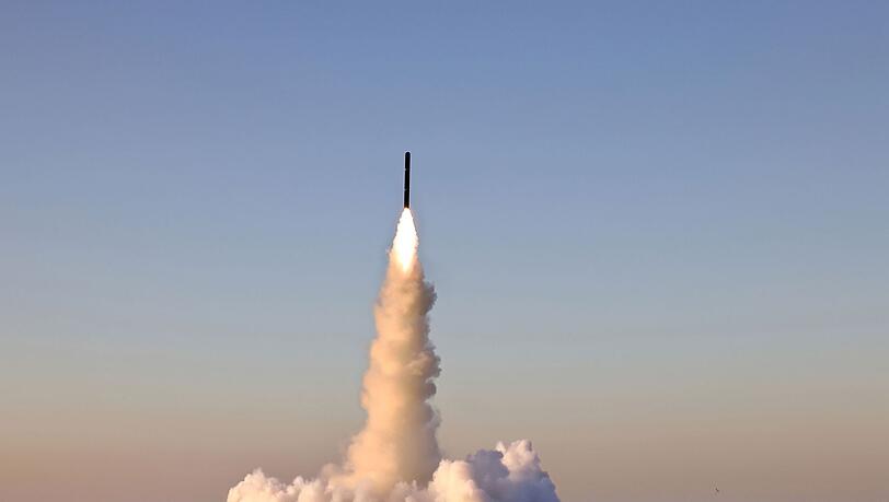 Nordkorea testete in den vergangenen Wochen immer wieder Raketen. (Archivbild) Nordkorea testete in den vergangenen Wochen immer wieder Raketen. (Archivbild)
