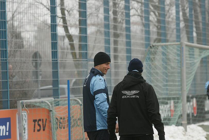 Der Neuzugang ist da: Rob Friend bei seinem ersten Training an der Grünwalder Straße am Donnerstag.