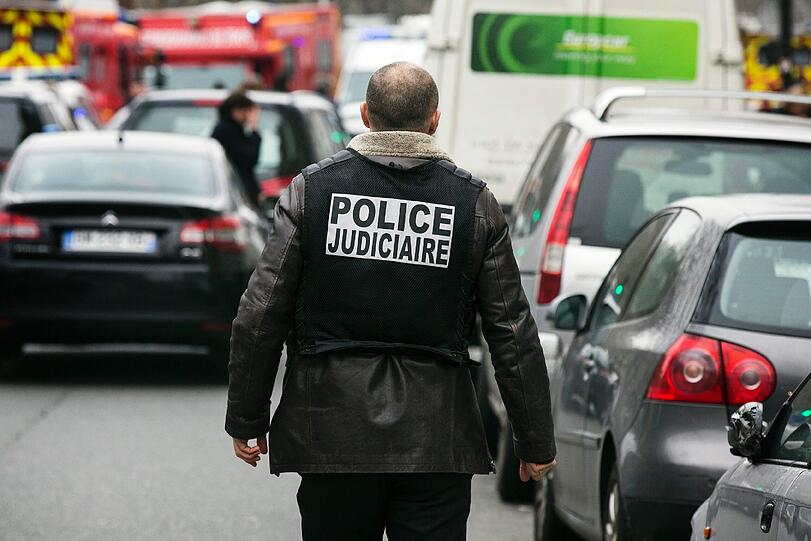 Terror-Anschlag auf "Charlie Hebdo" in Paris: Die Bilder vom Tatort.