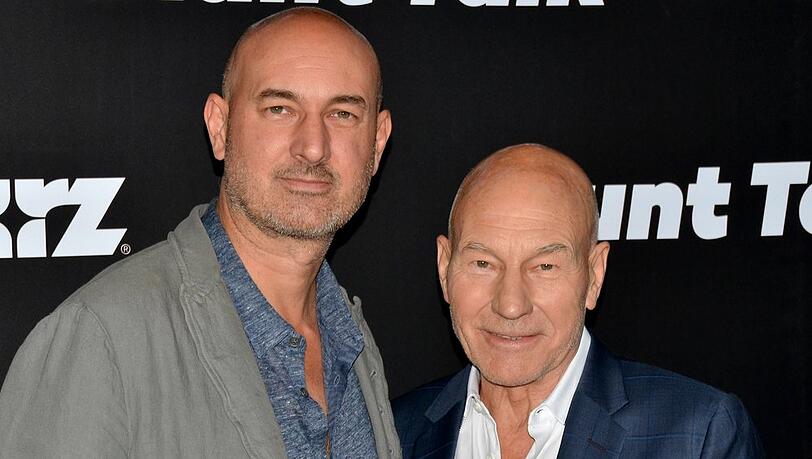 Daniel (l.) und Patrick Stewart im Jahr 2015 in Los Angeles. Daniel (l.) und Patrick Stewart im Jahr 2015 in Los Angeles.