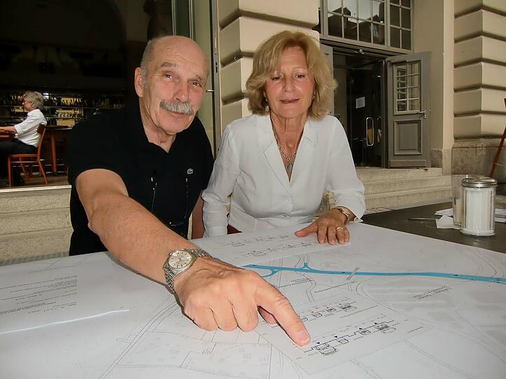 Hermann Grub und Petra Lejeune: Die Erfinder des Park-Tunnels.