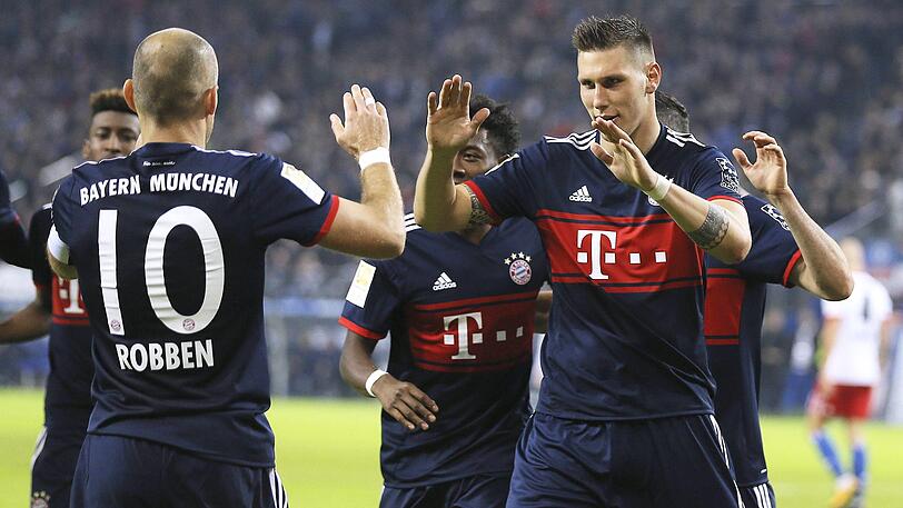 Routinier und Youngster: Arjen Robben (li.) und Niklas Süle beim FC Bayern.