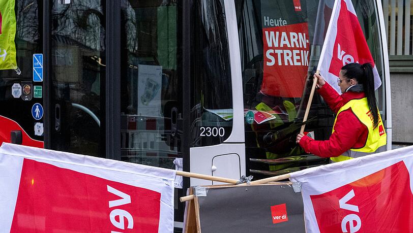 Es wird nicht der erste Warnstreik im Nahverkehr dieses Jahr. (Archivbild)