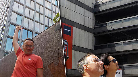 Stadtführer Eugene Quinn findet an so manchem Münchner Wahrzeichen was auszusetzen.