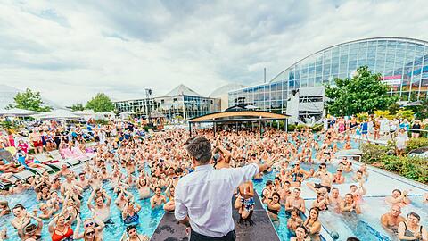Erleben Sie atemberaubende Events und ein einzigartige Partystimmung  in der Therme Erding.