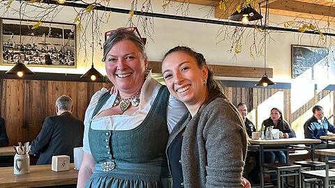 Chefin Carola Petrone mit ihrer Stellvertreterin und Tochter Sophia Petrone. Seit 1. März führen sie die Geschäfte.