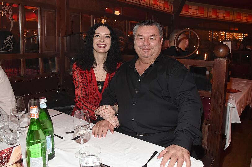 Waldemar Hartmann mit Frau Petra Boellman