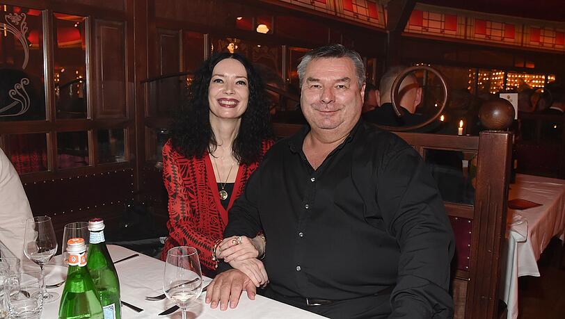 Waldemar Hartmann mit Frau Petra Boellman Waldemar Hartmann mit Frau Petra Boellman