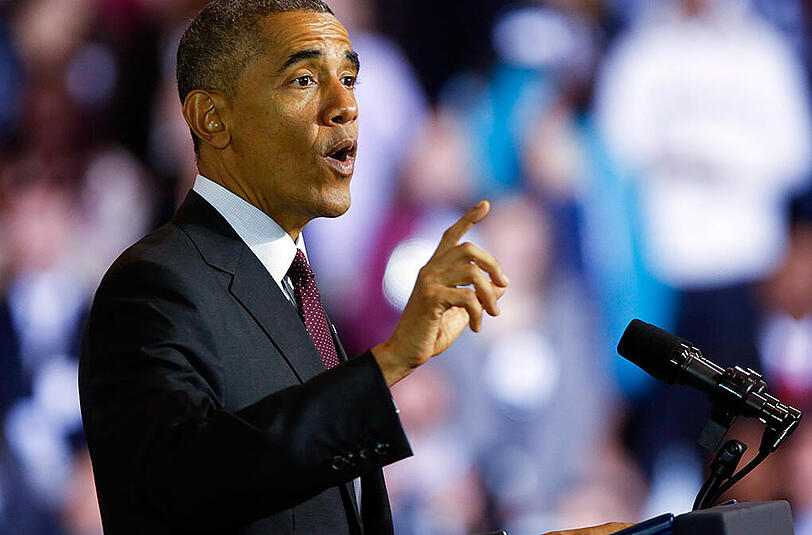 Nur noch Veto keine eigenen Gesetze mehr: Barack Obama ist jetzt eine "lahme Ente" nach der Wahlschlappe im Kongress.
