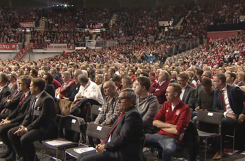Blick in den Audi Dome.