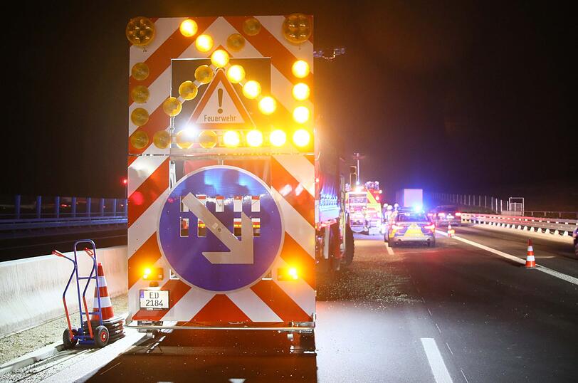Der Van erlitt bei dem Unfall auf der A94 einen Totalschaden.