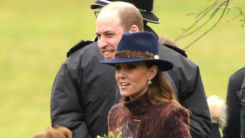 Herzogin Kate bei ihrem Auftritt in Sandringham