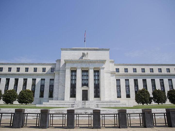 Das Marriner S. Eccles Federal Reserve Board Building, Hauptsitz der US-Notenbank Federal Reserve (Fed) in Washington.