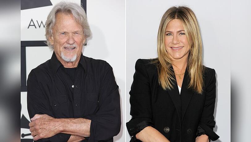 Kris Kristofferson und Jennifer Aniston haben mehrmals zusammengearbeitet.