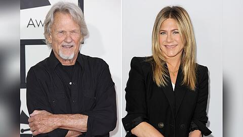 Kris Kristofferson und Jennifer Aniston haben mehrmals zusammengearbeitet.