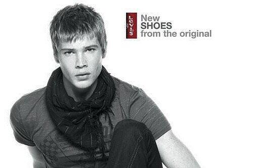 Randy Johnston in einer Anzeige für die Jeansmarke Levi's