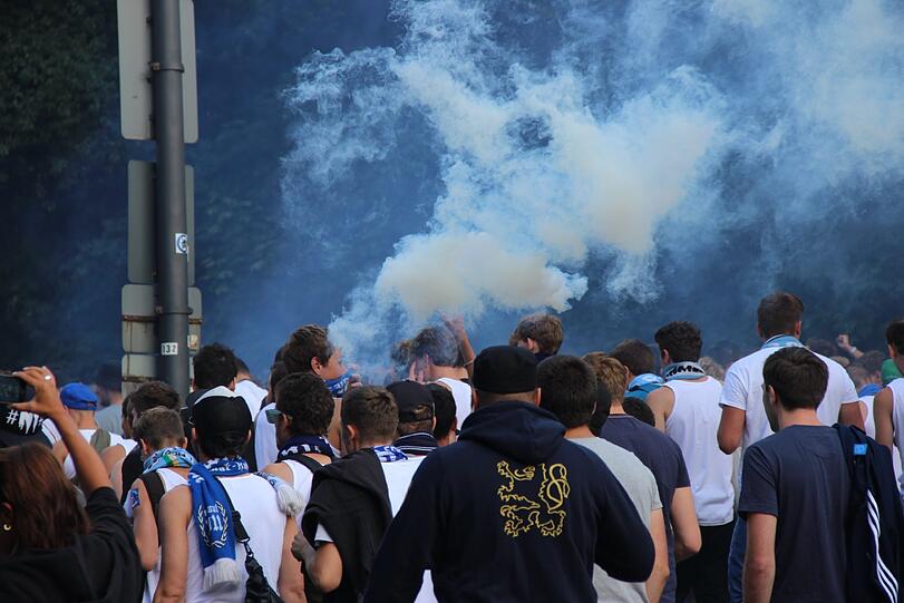 Sehen Sie hier weitere Bilder vor dem Amateurderby.