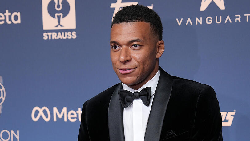 Knapp geschlagen auf Platz zwei: Kylian Mbappé. Knapp geschlagen auf Platz zwei: Kylian Mbappé.